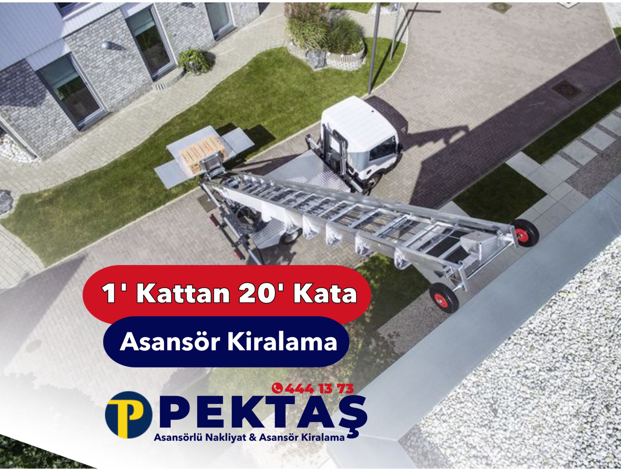 1’Kattan 20’Kata Kadar Asansör Kiralama 